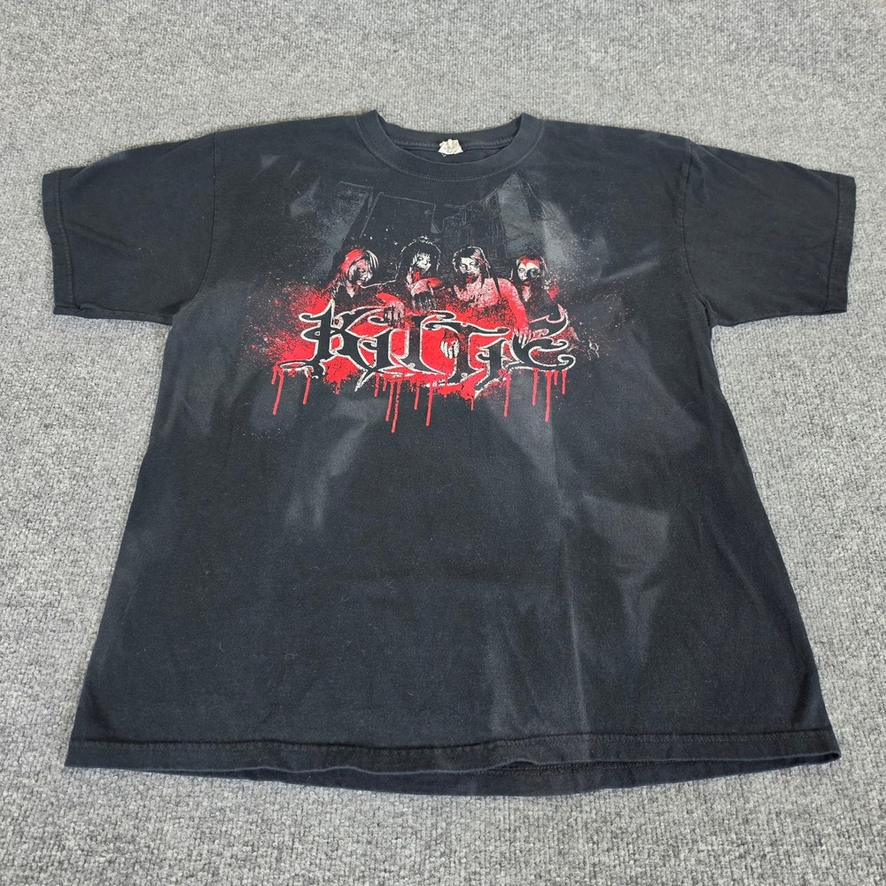 2007 Kittie Funeral For Yesterday Tour Shirt Black Anvil Large Nu Metal Band